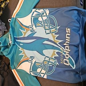XXL Miami Dolphins Hoodie , lightweight but warm NFL